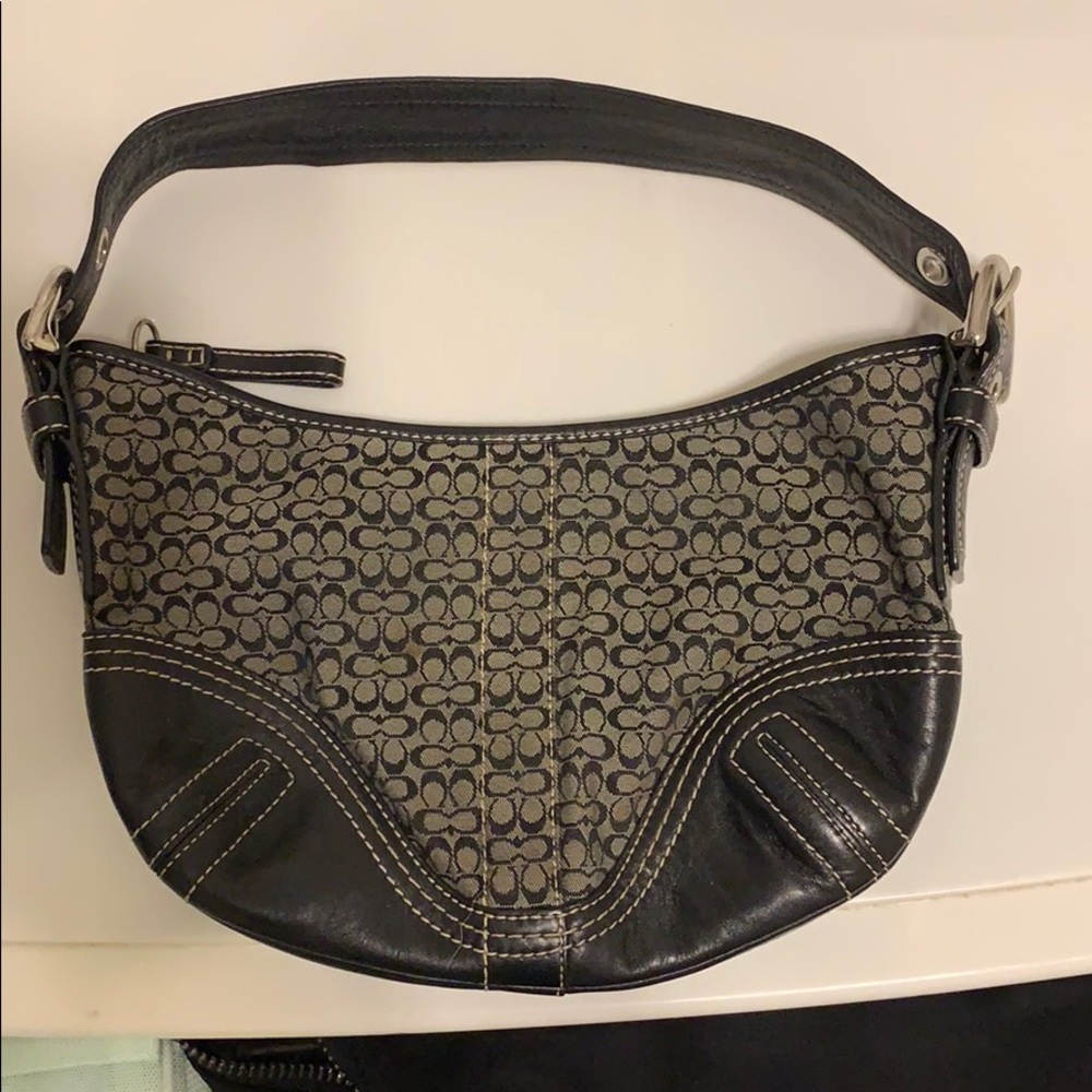 Authentic black Coach bag